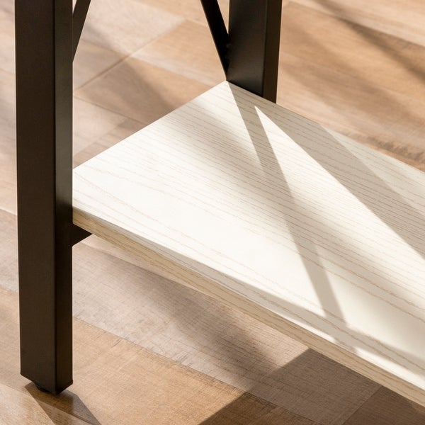Console Table, Long Sofa Table with Shelf for Living Room and Entryway