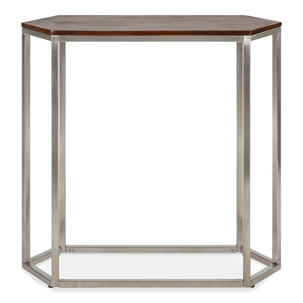 Kate and Laurel Helcourt Hexagon Console Table - 30x12x31