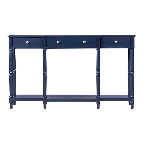 Console Table,Classic Entryway Table with Storage Shelf and Drawer