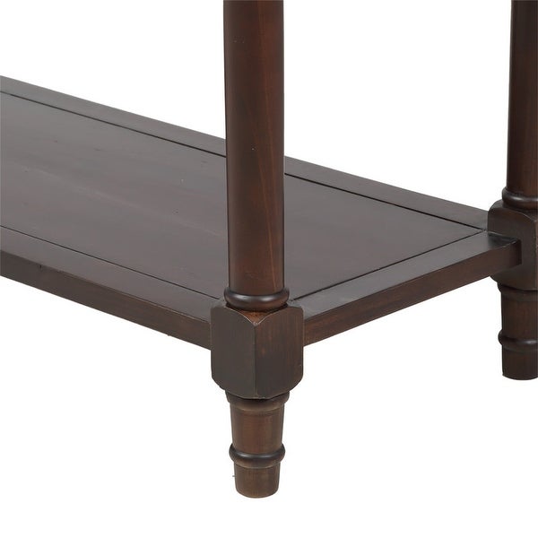 Traditional Leisure Area Sideboard,Console Table with 2 DrawersandShelf
