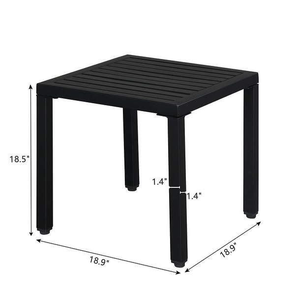 Fashionable and Simple Wrought Iron Side Table, End Table