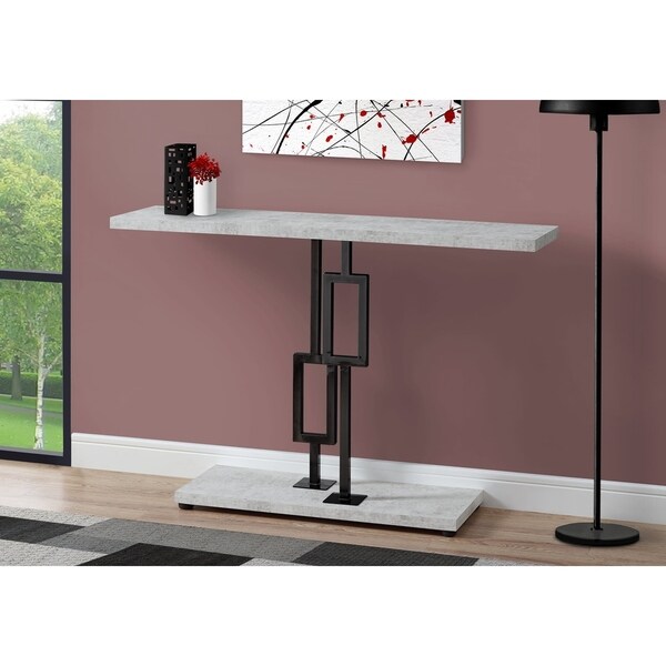Accent Table, Console, Entryway, Narrow, Sofa, Living Room, Bedroom, Metal, Laminate, Glossy Chrome, Contemporary, Modern