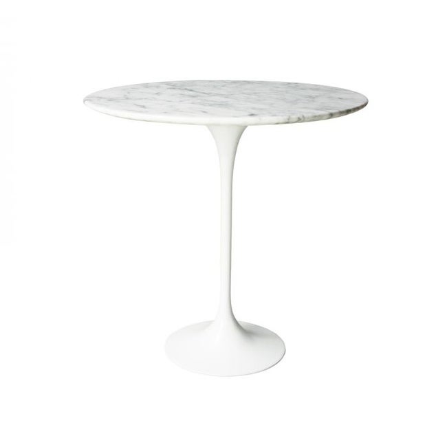 Tulip Side Table in Marble