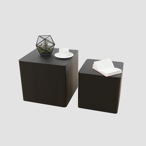 Set of 2 MDF End Table/Side Table for Living Room, Office, Bedroom