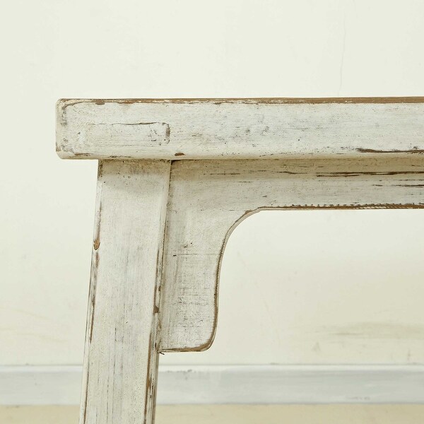 Artissance Amalfi Side Table, 24 Inch Tall, Antique Off White - 22