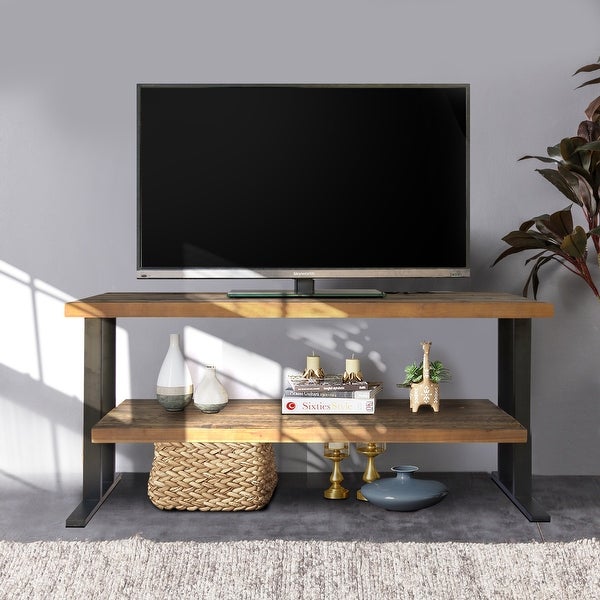 Media Console Table with 1 shelf to your Home decor,Foyer Sofa Table Narrow for Entryway, Living Room, Hallway - 50
