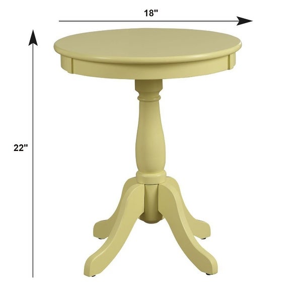 Modern Style Wooden Round Side Table, End Table