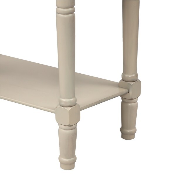 Narrow Console Table, Slim Sofa Table with Three Storage Drawers