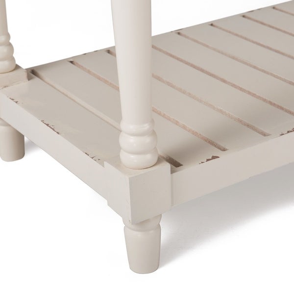 ClickDecor Baker Console Table, Antique White