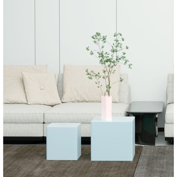 Set of 2 MDF End Table/Side Table for Living Room, Office, Bedroom