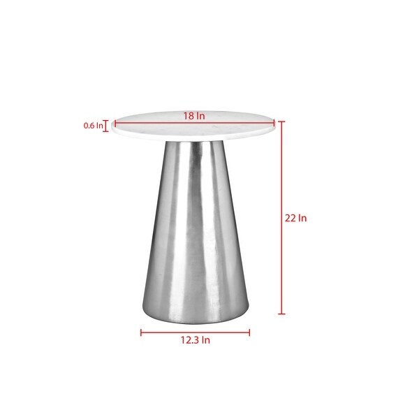 Isreal Natural Marble Stone Marble Side Table