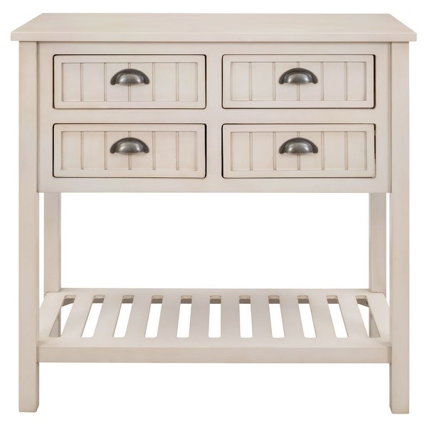 Console Table with drawes and bottom shelf