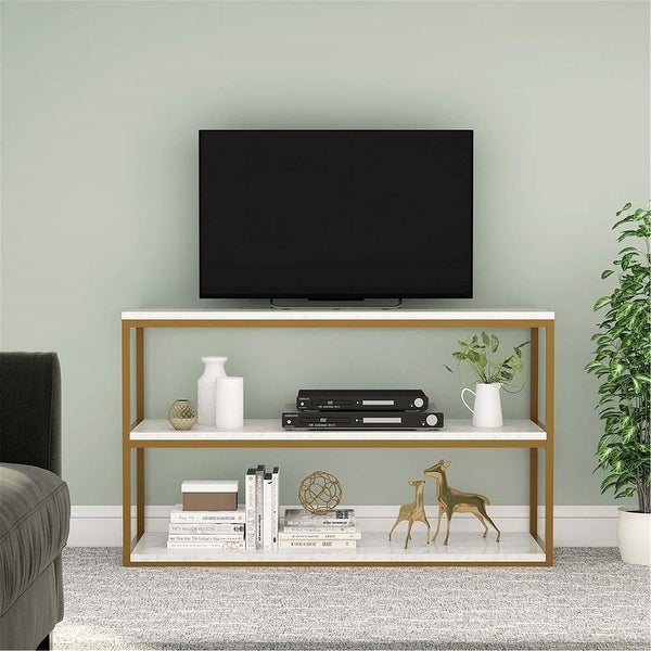 3-Tier Sofa Console Table, Vintage Entry Table
