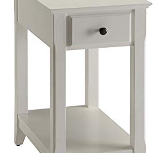 Affiable Side Table, White