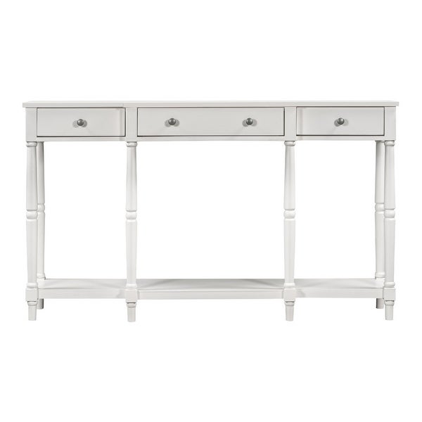 Console Table,Classic Entryway Table with Storage Shelf and Drawer