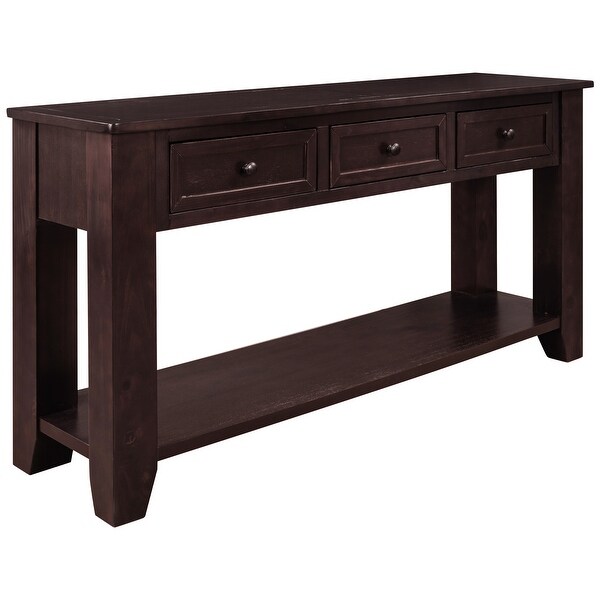Accent Storage Cabinet Sideboard Wooden Cabinet with Metal Handles for Hallway, Entryway, Living Room, Bedroom