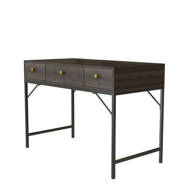 42 Inch Accent Sofa Table, Industrial Console Table