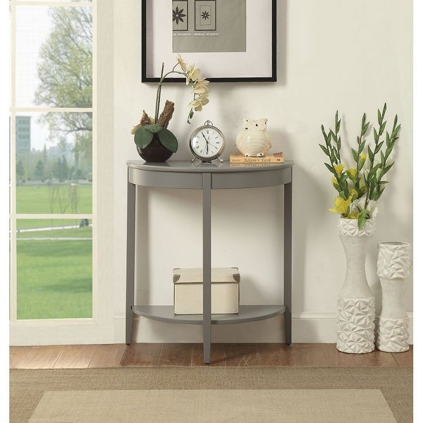 Half Moon Console Table, Entryway Table with Entryway, Hallway, Living Room, Foyer, Office