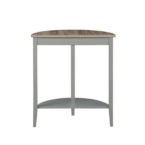 （Preferred Choice for High End Furniture) Half Moon Console Table,Foyer Sofa Table Narrow for Entryway, Living Room, Hallway.