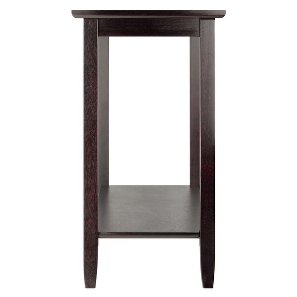Genoa Rectangular Console Table, Espresso - 40 x 16.34 x 29.92 inches