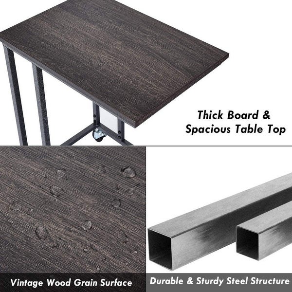 Rectangle Holder Mobile Side End Table