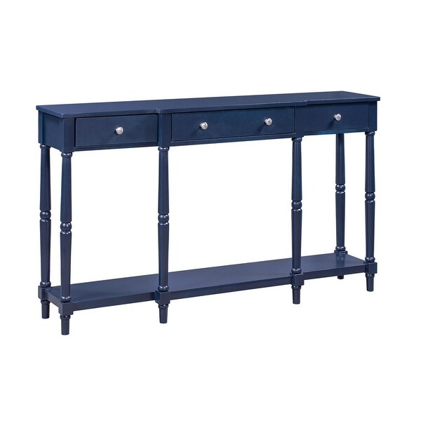 Console Table,Classic Entryway Table with Storage Shelf and Drawer