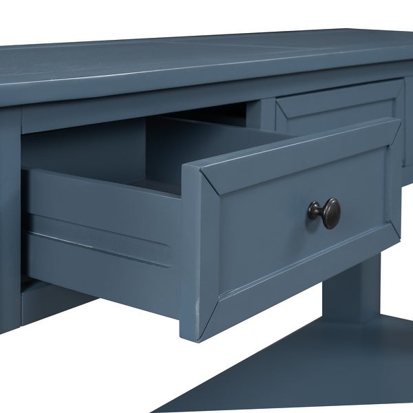 56'' Modern Console Table Sofa Table For Living Room With 3 Drawers And 1 Shelf,Coffee, Console, Sofa and End Tables