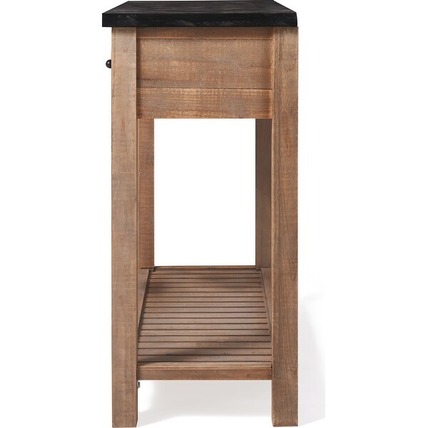 ClickDecor Eugene Wooden Console Table with 2 Drawers, Modern Farmhouse Living Room Furniture Accent