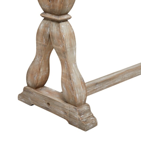 Brown Wood Farmhouse Console Table - 48 x 16 x 32
