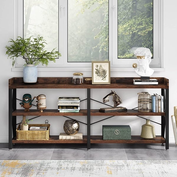 Extra Long Console Table, Narrow Sofa Table Behind Couch