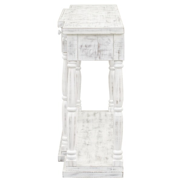 Console Table for Hallway Living Room with 4 Drawers and 1 Shelf