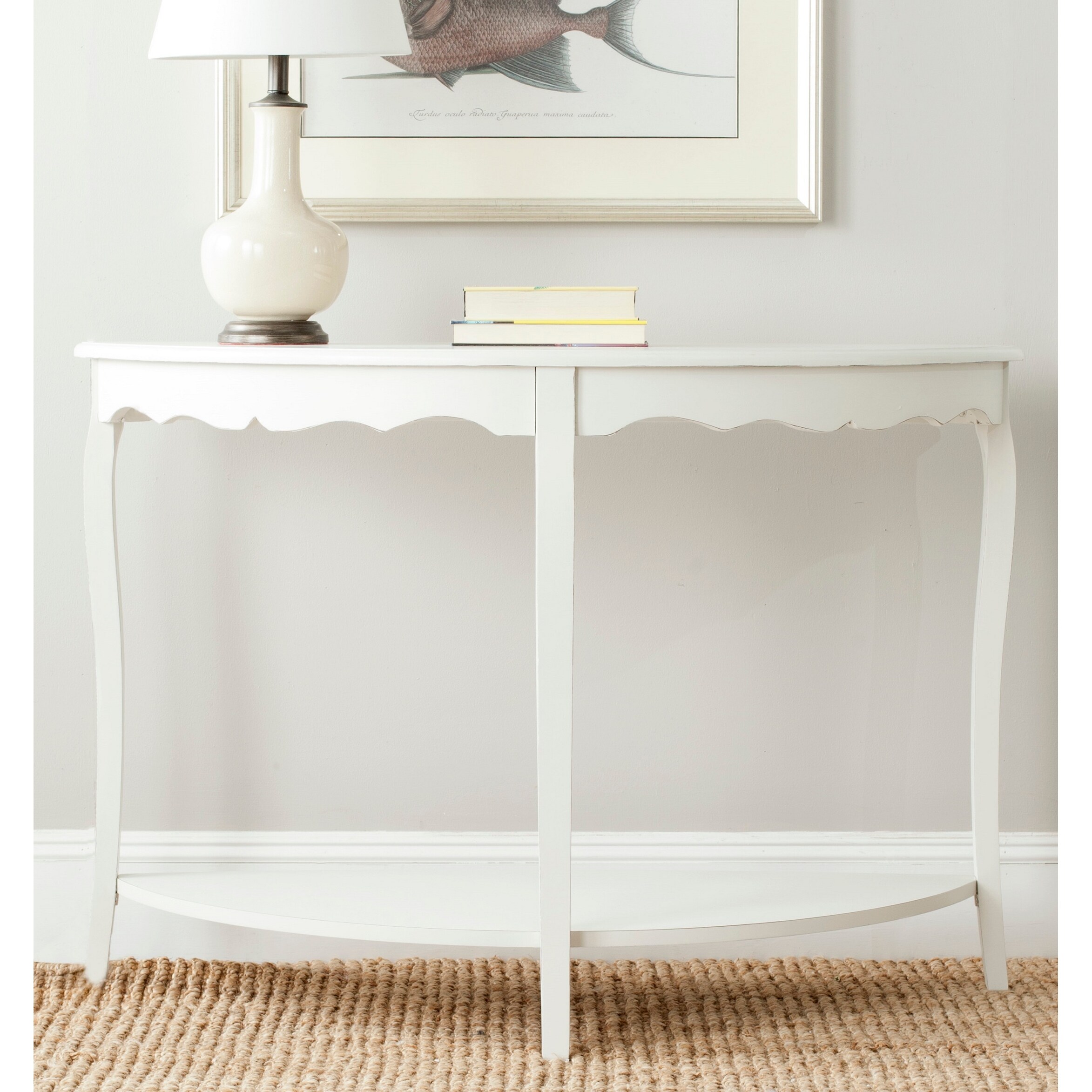 SAFAVIEH Christina Off White Console - 48