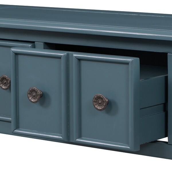 Rustic Entryway Console Table, 60