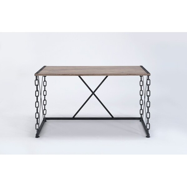 Industrial Style Industrial Chain Metal Base Operation Table, Suitable for Living Room, Foyer