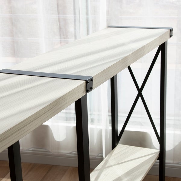 Console Table, Long Sofa Table with Shelf for Living Room and Entryway