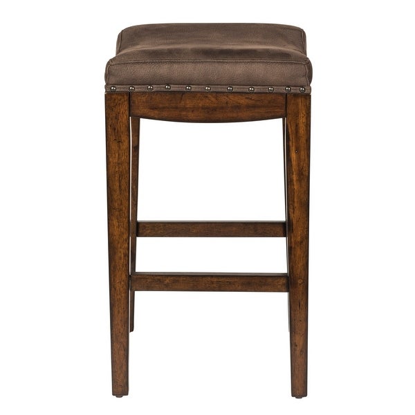 Aspen Skies Russet Brown 4 Piece Console Set (1-Console 3-Stools)