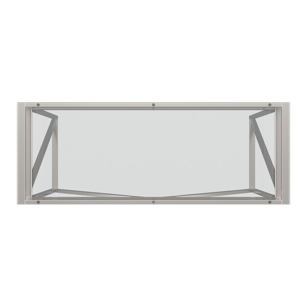 Brynn Brushed Nickel Sofa Table by iNSPIRE Q Modern - Sofa Table