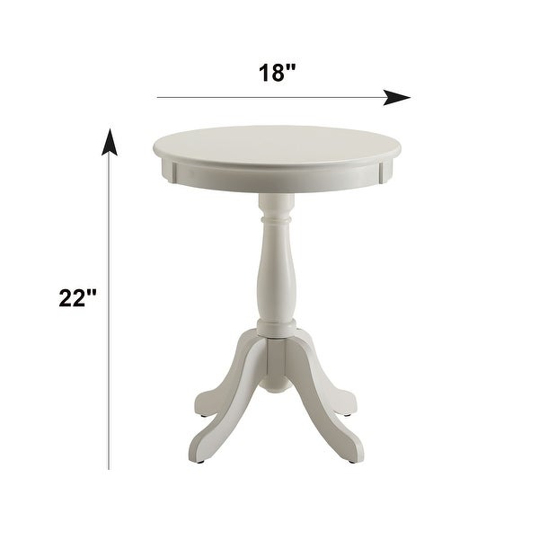 Modern Style Wooden Round Side Table, End Table
