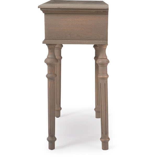 Finch Cassatt 2 Drawer Console Table, Gray