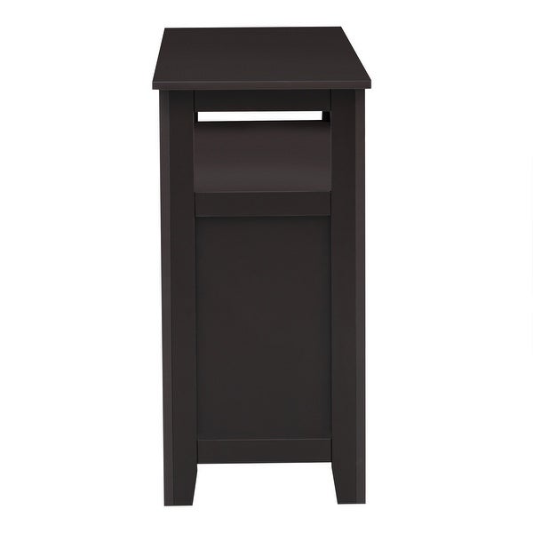 Multifunctional Console Table with Large Storage Capacity Cabinet, Sofa Table for Entryway with 2 Doors and 6 Storage Grids