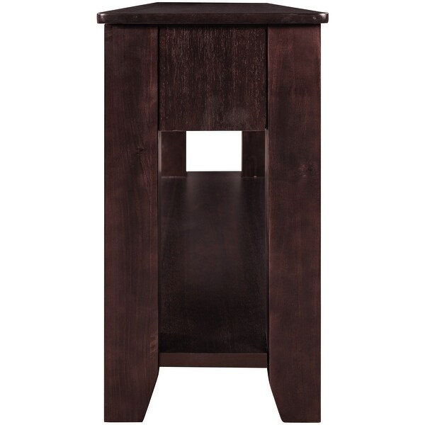 Accent Storage Cabinet Sideboard Wooden Cabinet with Metal Handles for Hallway, Entryway, Living Room, Bedroom
