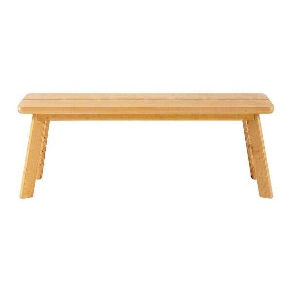 Furniture Shelburne 48in. Dining Bench, Natural - Overstock - 36244869