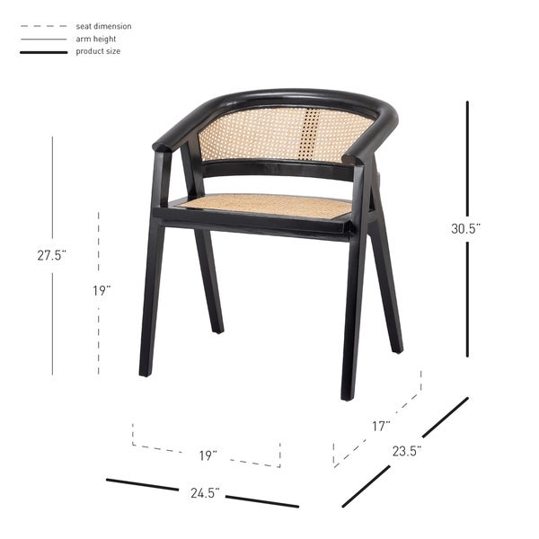 Seine Rattan Dining Chair - Overstock - 29743489