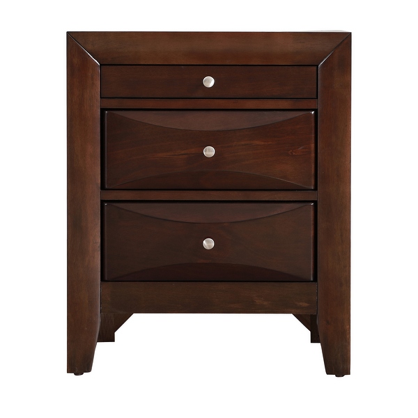 Marilla 3-Drawer Nightstand (28 in. H x 17 in. W x 23 in. D) - - 35993