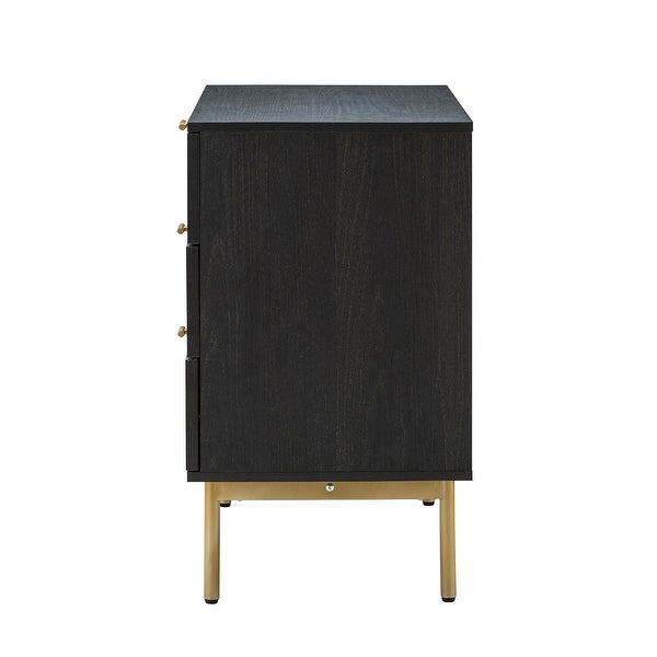 Selamat Multifunctional Contemporary Classic Chest with Metal Legs by