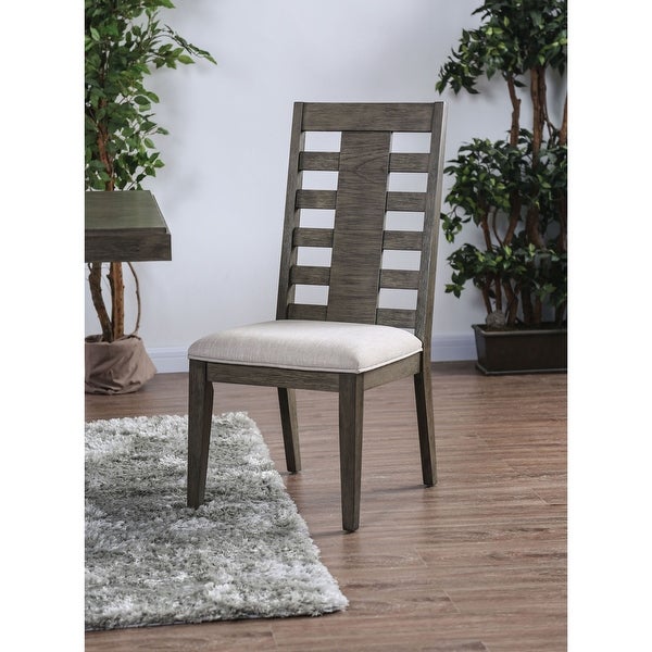 Copper Grove Tran Weathered Grey Dining Chairs (Set of 2) - Overstock