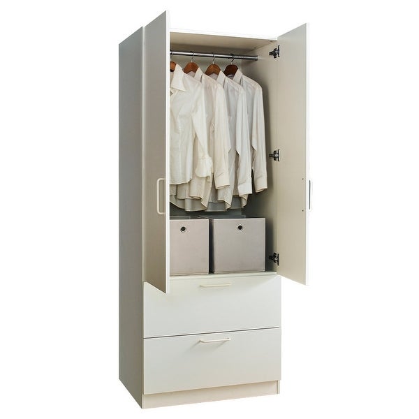 78Hright Closet with 2-Door and 2-Drawer