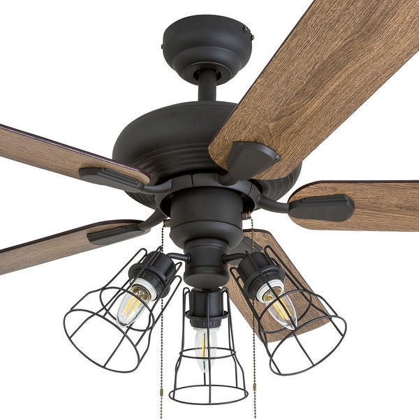 The Gray Barn Rugaard 42-inch Bronze 3-light LED Ceiling Fan | Oversto