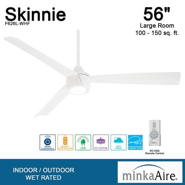 Skinnie - Led 56 Ceiling Fan by Minka Aire | Overstock.com Shopping -