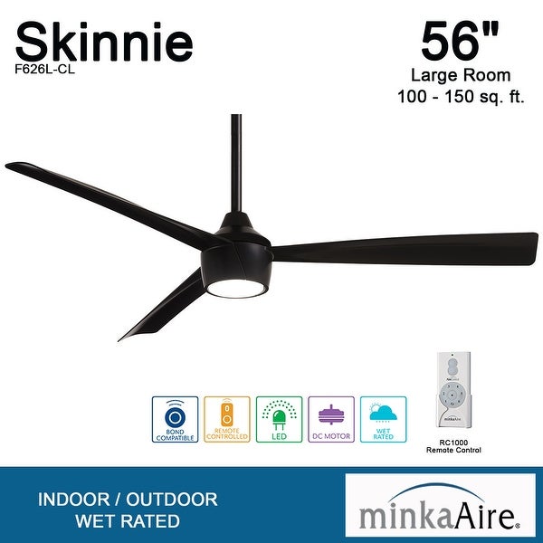 Skinnie - Led 56 Ceiling Fan by Minka Aire | Overstock.com Shopping -